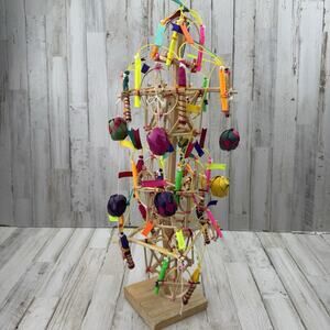 Fireworks Castle Fuegos Castillo Replica Mexican Folk Art Handmade Colorful